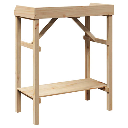 Potting Table Natural 75 x 40 x 90 cm Solid pine wood