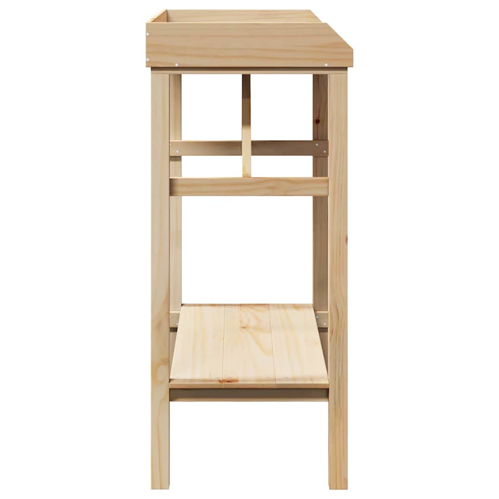 Potting Table Natural 75 x 40 x 90 cm Solid pine wood