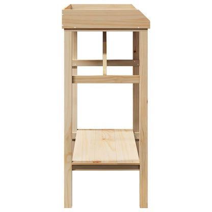 Potting Table Natural 75 x 40 x 90 cm Solid pine wood