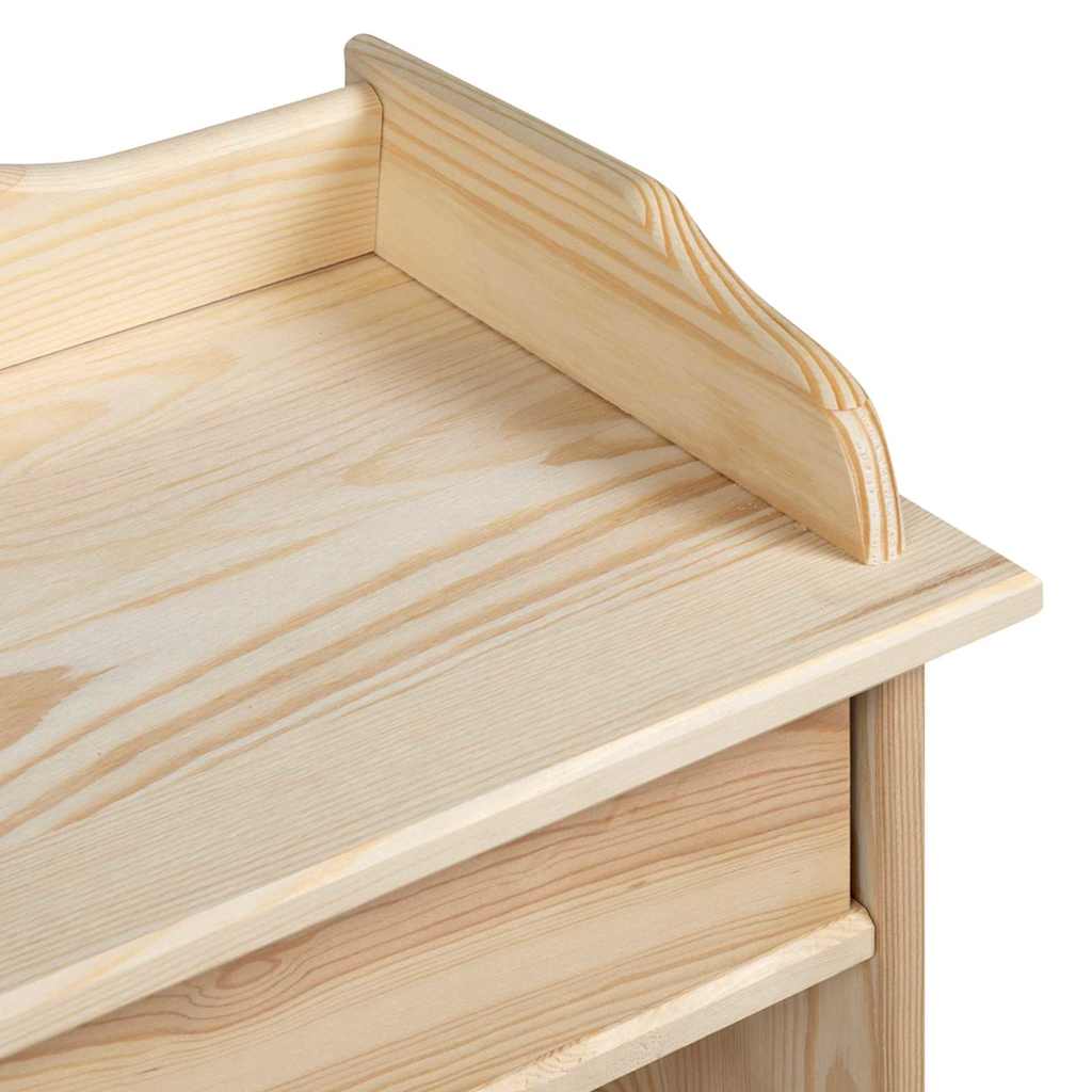 Wine Rack Natural 58 x 28 x 90 cm Solid Pine Wood