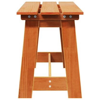 Outdoor Bench Brown 119 x 37 x 47 cm Solid Pine Wood