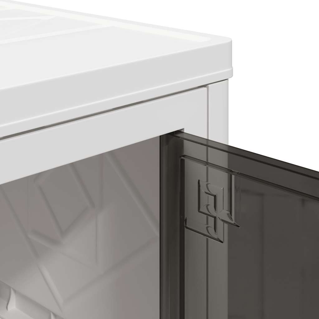 Stackable Storage Box with Wheels 3-Tier 28 L 48,5x29,5x86 cm