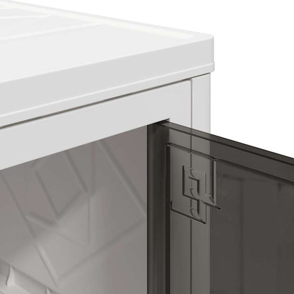 Stackable Storage Box with Wheels 3-Tier 28 L 48,5x29,5x86 cm