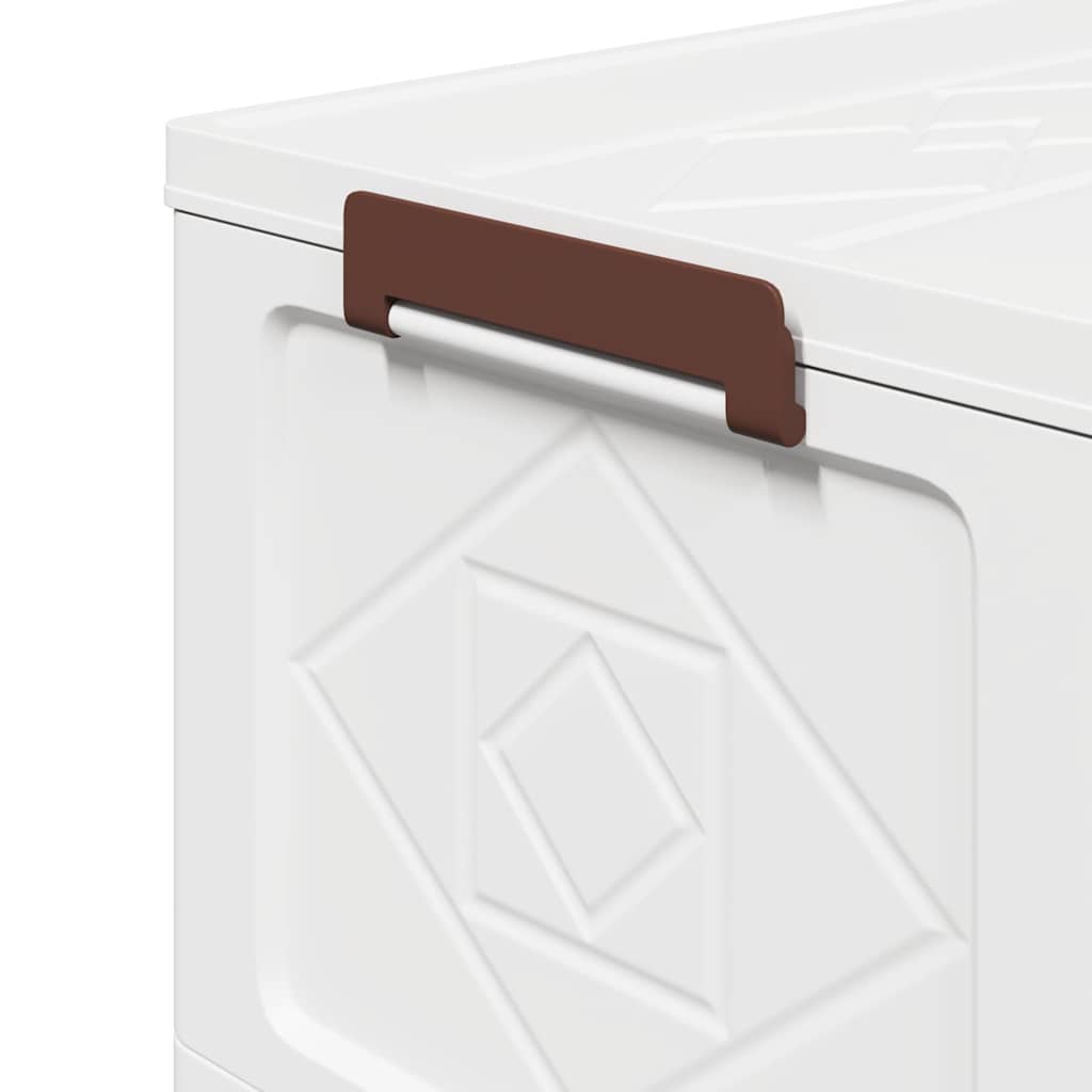 Stackable Storage Box with Wheels 3-Tier 28 L 48,5x29,5x86 cm