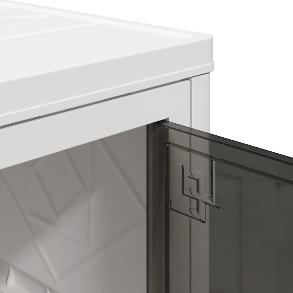 Stackable Storage Box with Wheels 4-Tier 28 L 48x29,5x112,5 cm