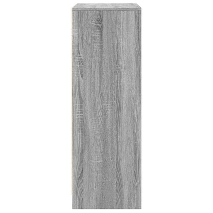 Sideboard with LED Grey Sonoma 77x34x100 cm Engineered Wood