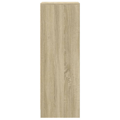 Sideboard with LED Sonoma Oak 42,5x34x100 cm Engineered Wood
