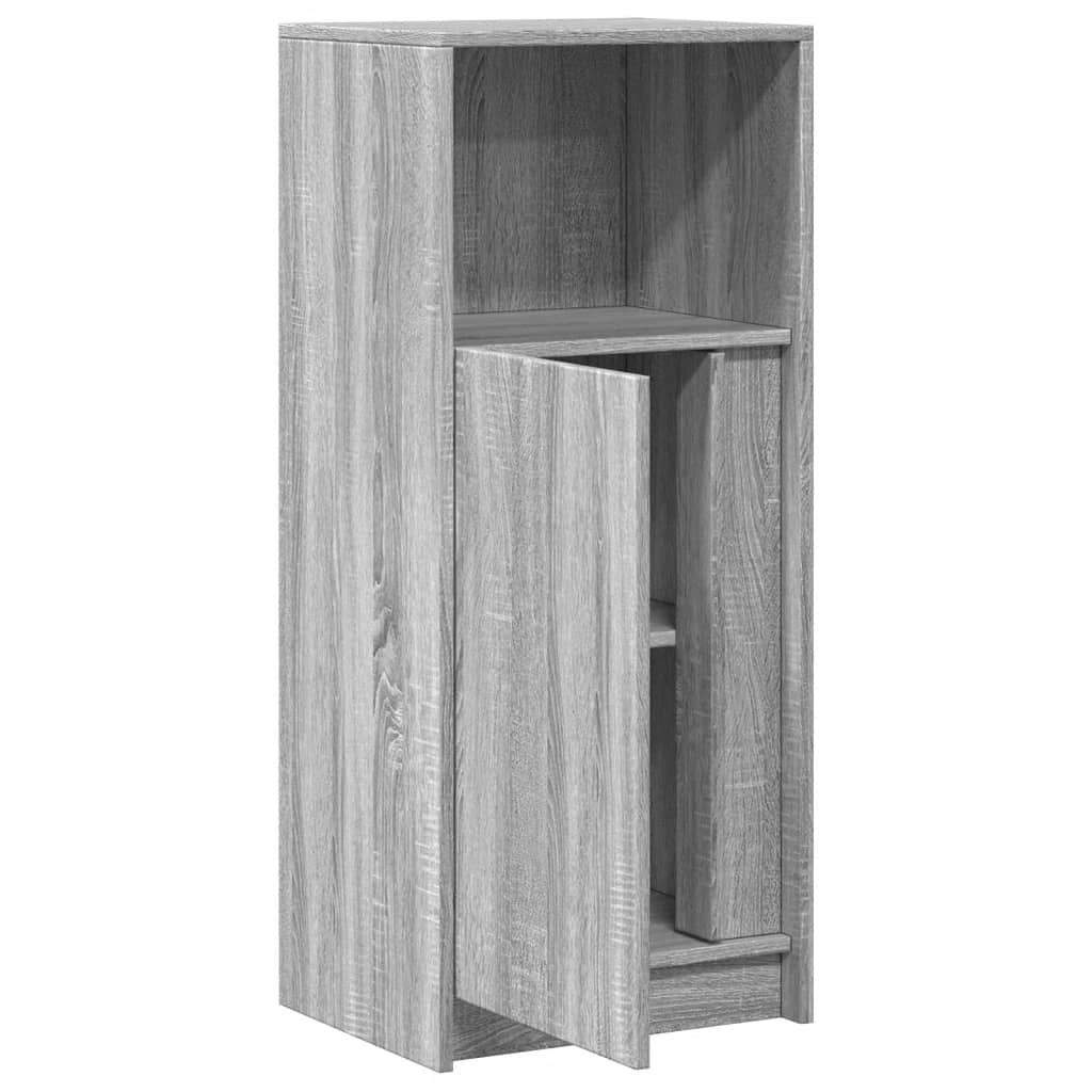 Sideboard with LED Grey Sonoma 42.5x34x100 cm Engineered Wood