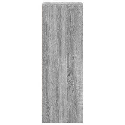 Sideboard with LED Grey Sonoma 42.5x34x100 cm Engineered Wood