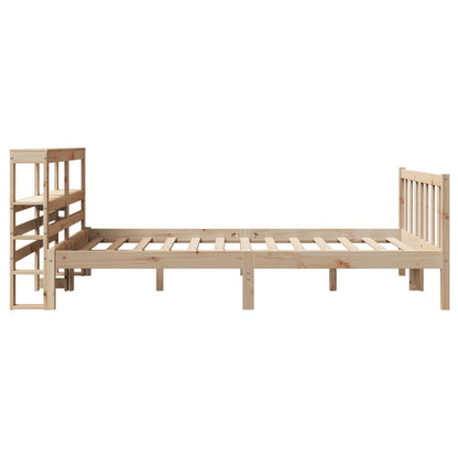 Bed Frame without Mattress 120x190 cm Small Double Solid Wood Pine