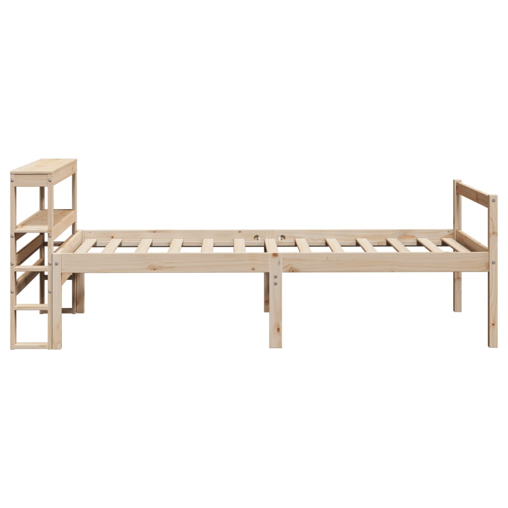 Senior Bed with Headboard without Mattress 75x190 cm Small Single