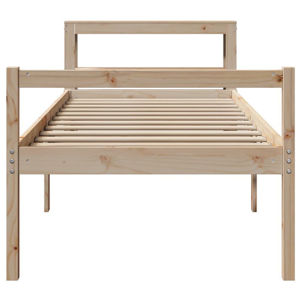 Senior Bed with Headboard without Mattress 90x200 cm