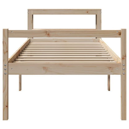 Senior Bed with Headboard without Mattress 90x200 cm