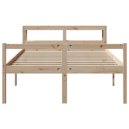 Senior Bed with Headboard without Mattress 120x200 cm