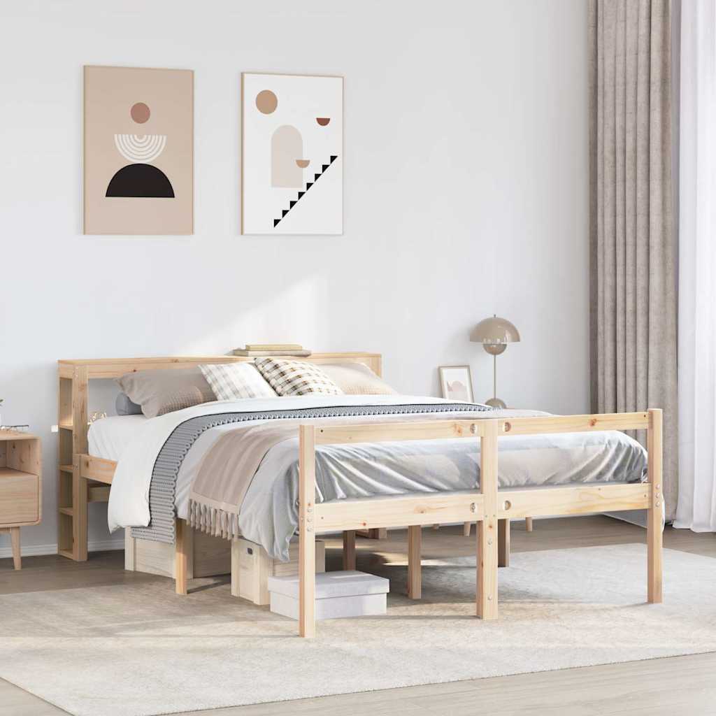Senior Bed with Headboard without Mattress 120x200 cm