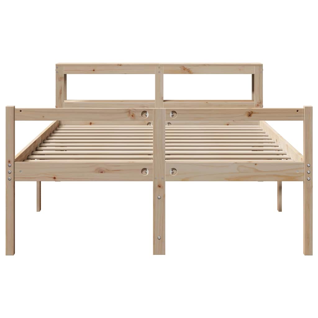 Senior Bed with Headboard without Mattress 160x200 cm