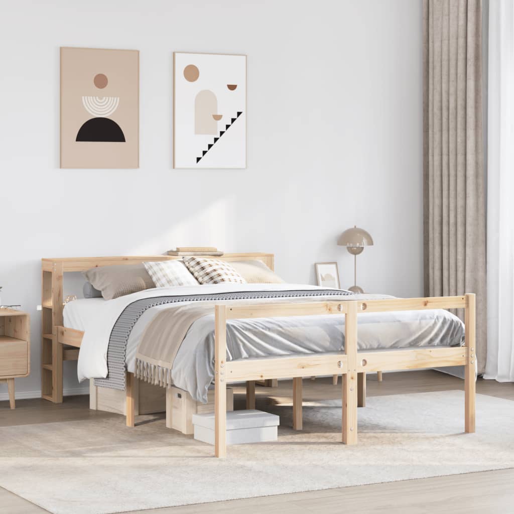 Senior Bed with Headboard without Mattress 160x200 cm