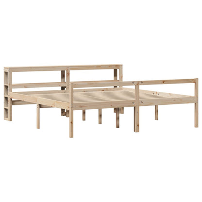 Senior Bed with Headboard without Mattress 200x200 cm