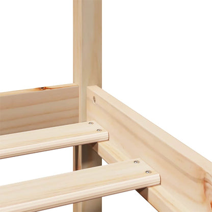 Bed Frame with Headboard without Mattress 90x190 cm Single