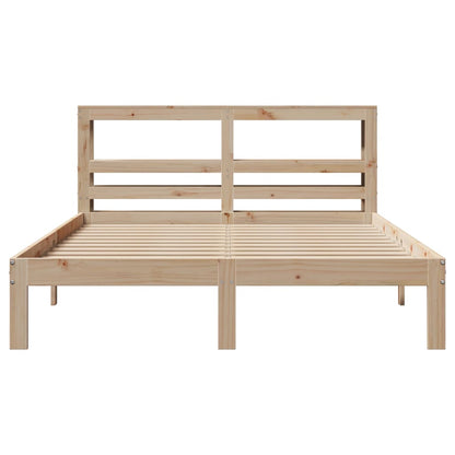 Bed Frame with Headboard without Mattress 150x200 cm King Size