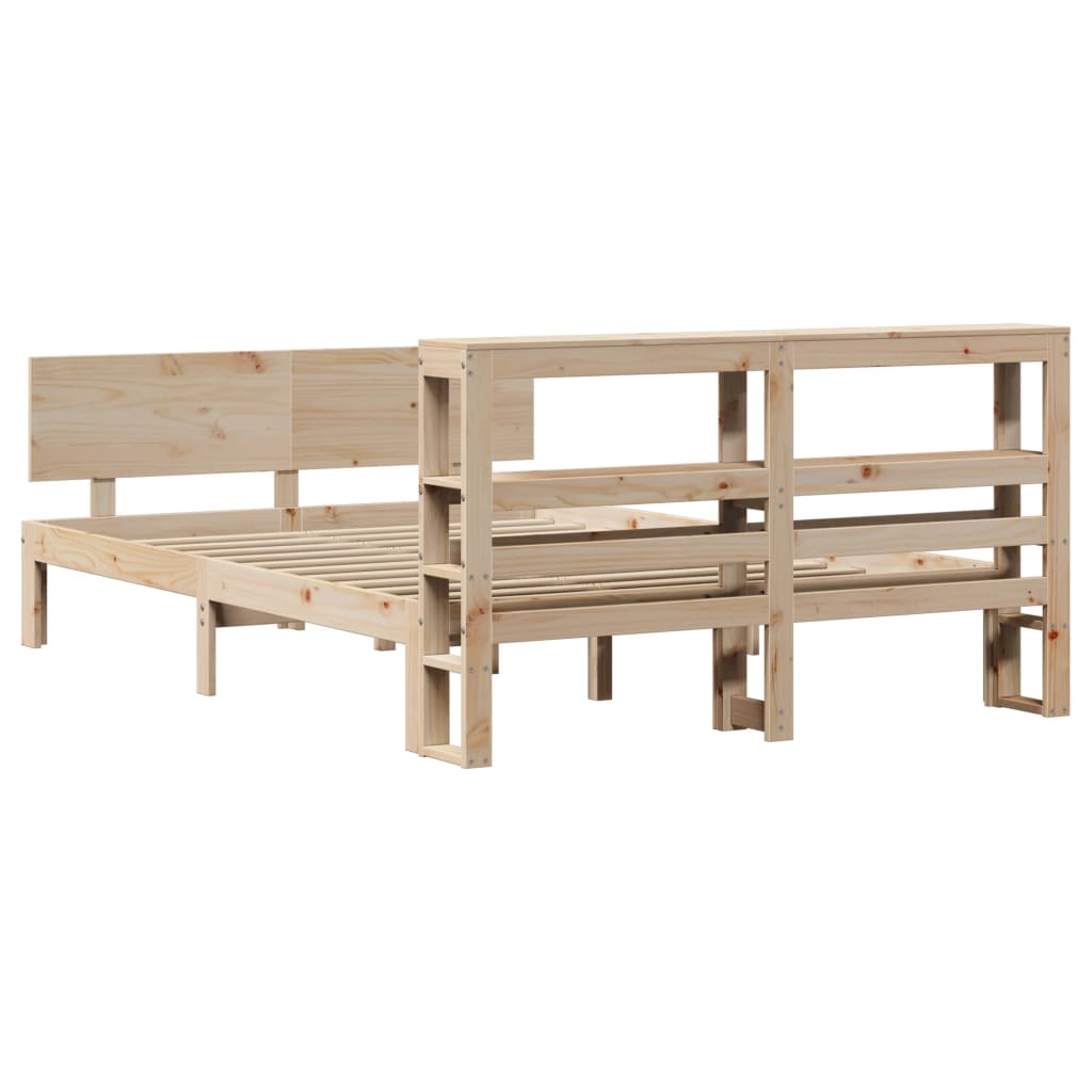 Bed Frame with Headboard without Mattress 120x200 cm