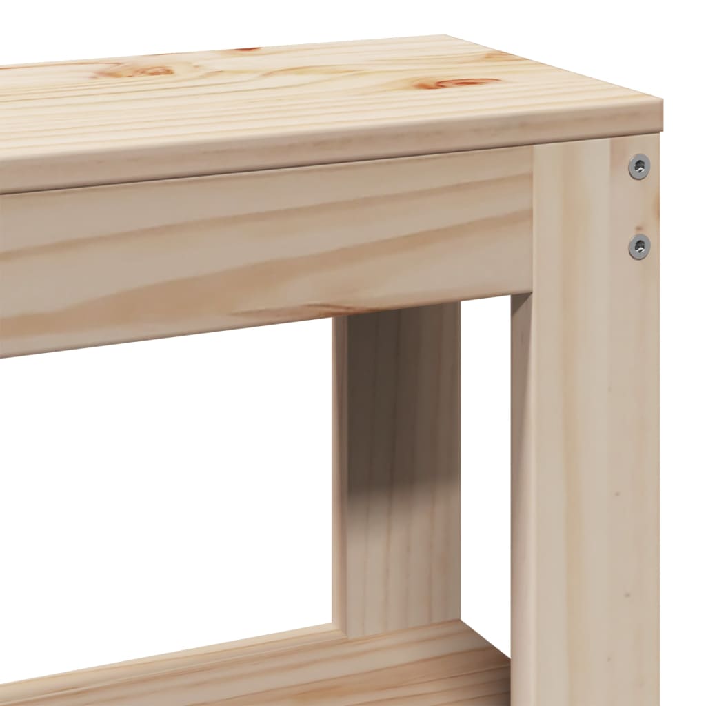 Bed Frame without Mattress 120x200 cm Solid Wood Pine