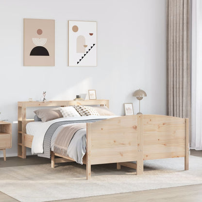 Bed Frame without Mattress 160x200 cm Solid Wood Pine