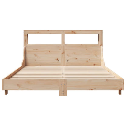 Bed Frame without Mattress 160x200 cm Solid Wood Pine