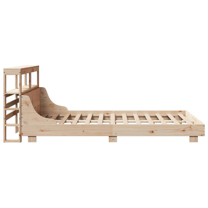 Bed Frame without Mattress 160x200 cm Solid Wood Pine