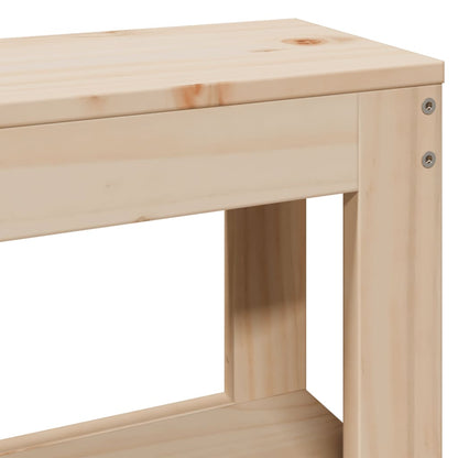 Bed Frame without Mattress 140x200 cm Solid Wood Pine