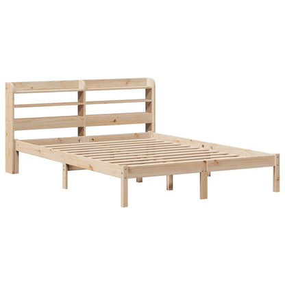 Bed Frame without Mattress 160x200 cm Solid Wood Pine