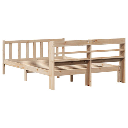 Bed Frame without Mattress 120x190 cm Small Double Solid Wood Pine