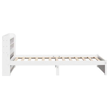 Bed Frame | White | Solid Pine Wood | Small Single | Bed Frame