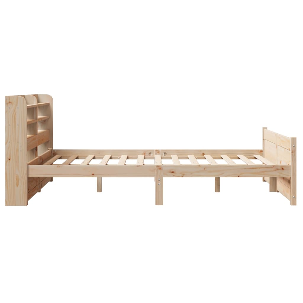 Bed Frame with Headboard without Mattress 135x190 cm Double