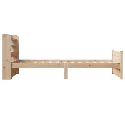 Bed Frame with Headboard without Mattress 90x200 cm