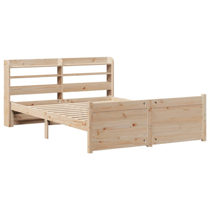 Bed Frame with Headboard without Mattress 150x200 cm King Size