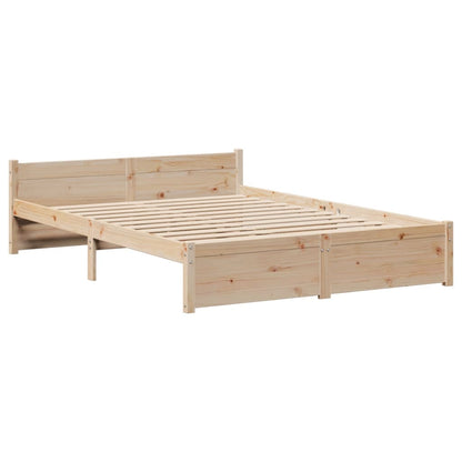 Bed Frame with Headboard without Mattress 150x200 cm King Size