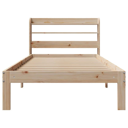 Bed Frame with Headboard without Mattress 90x200 cm