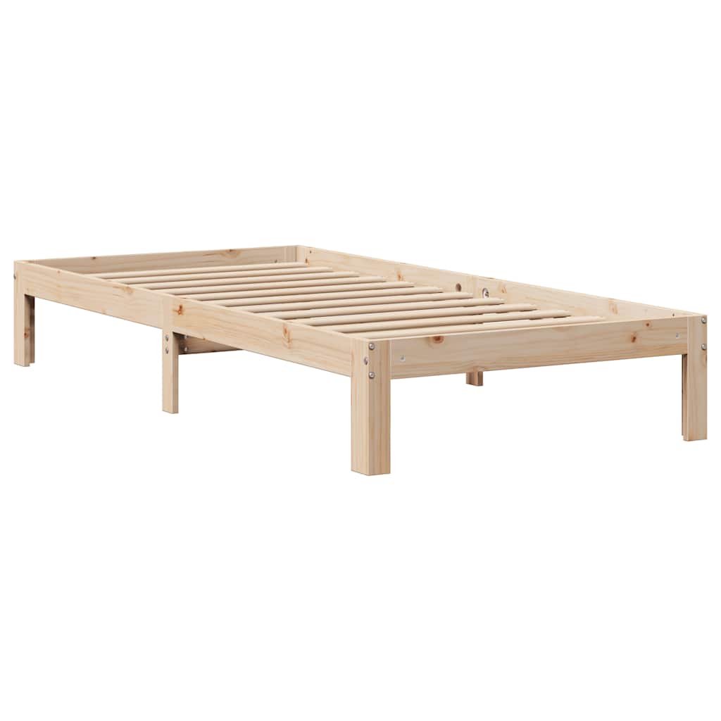 Bed Frame with Headboard without Mattress 90x200 cm
