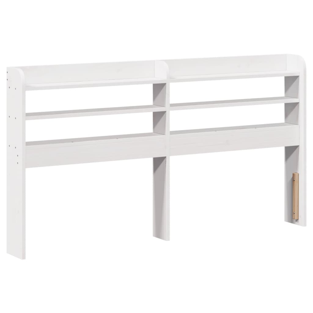 Bed Frame | White | Solid pine wood | Double | Bed Frame | Rectangular