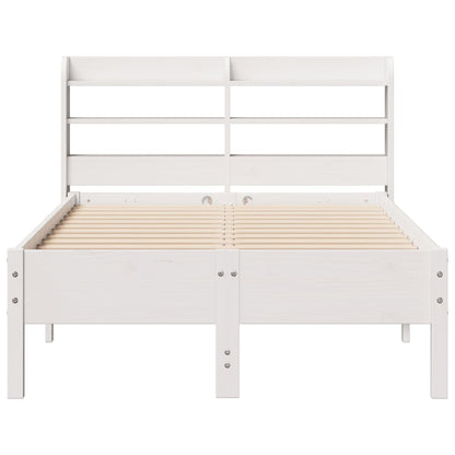 Bed Frame without Mattress White 90x190 cm Single Solid Wood Pine