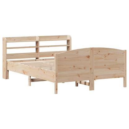 Bed Frame without Mattress 160x200 cm Solid Wood Pine