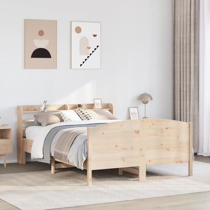 Bed Frame without Mattress 160x200 cm Solid Wood Pine