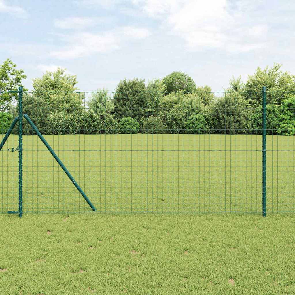 Fence Post 26 pcs Green 3.2 x 3.2 x 190 cm