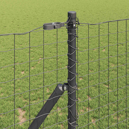 Fence Post 26 pcs Grey 3.2 x 3.2 x 190 cm