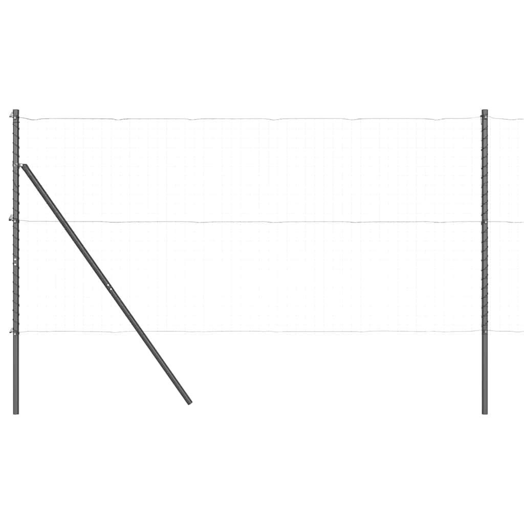Fence Post 26 pcs Grey 3.2 x 3.2 x 190 cm