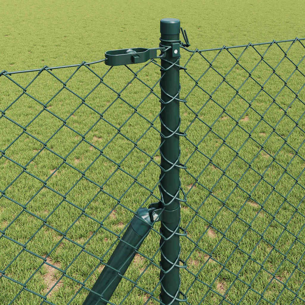 Ground Fix Welded Wire Fence 10 x 1 m (W x H) PVC-Coated Steel