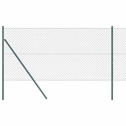 Fence Post Green 10 x 1.2 m (40 x 40 mm mesh) Steel and PVC