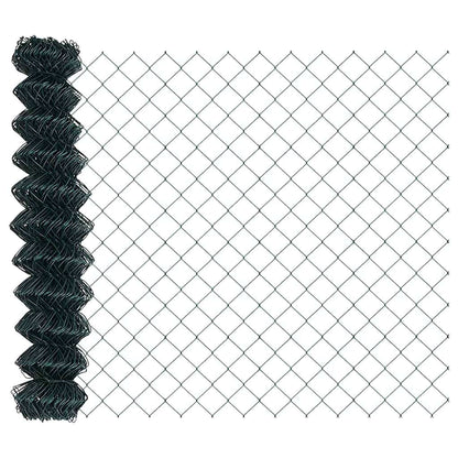 Fence Post Green 10 x 1.4 m (60 x 60 mm mesh) Steel and PVC