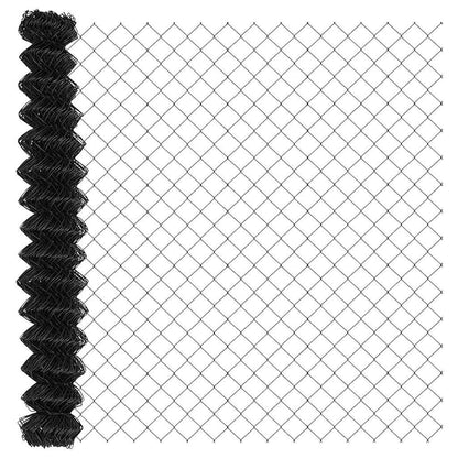 Fence Post Grey 10 x 1.6 m (60 x 60 mm mesh) Steel and PVC